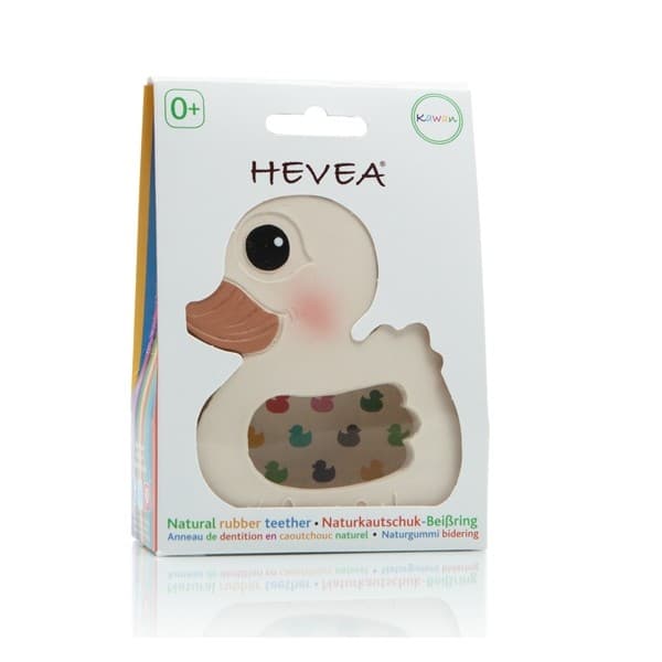 Bitringsanka i naturgummi - babyleksak från Hevea baby