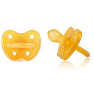 Napp naturgummi krona 3-36 mån (rund) - Hevea baby