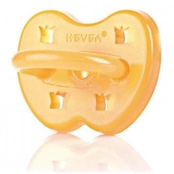 Napp naturgummi krona 0-3 mån (rund) - Hevea baby