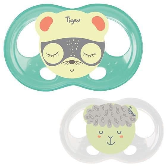 TIGEX 2 SOFT TOUCH NIGHT Silikonmutter 6-18m PHOSPHO