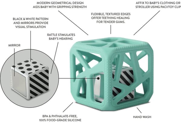 Bitleksak Chew Cube Mint Malarkey Kids