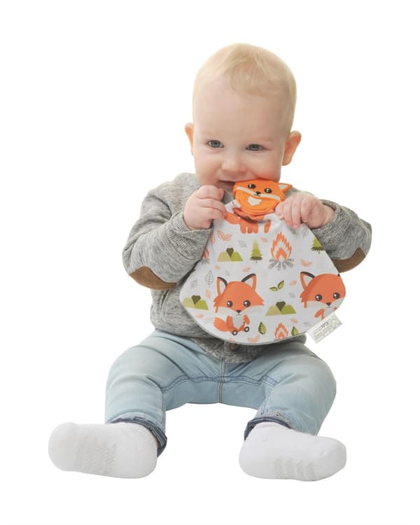 Snuttefilt med Bitleksak Friendy Fox Malarkey Kids