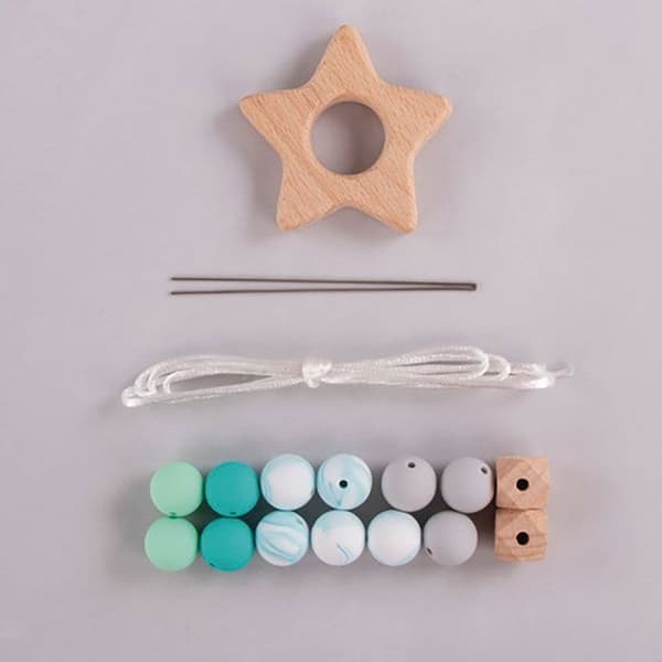 Teether DIY Kit - Star - Mint