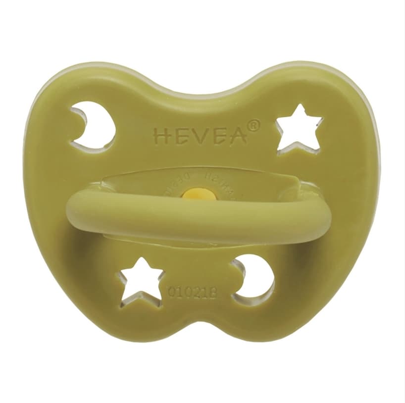 Napp naturgummi, Olive 3-36 mån (anatomisk) - Hevea baby