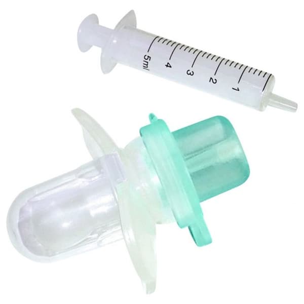Transparent Silikon Medicin Napp - DBb Remond - Anatomisk - 0 månader - Vit