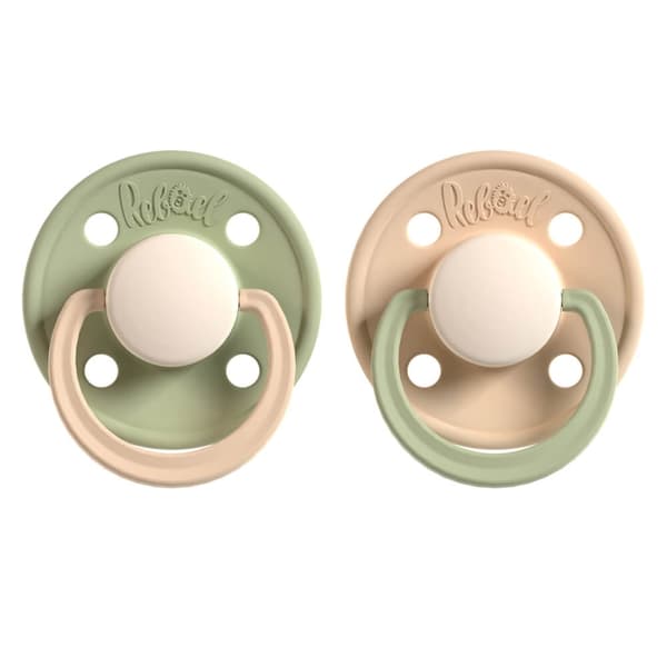 REBAEL Napp 2-pack Storlek 1 Cloudy Pearly Lion / Dusty Pearly Dolphin