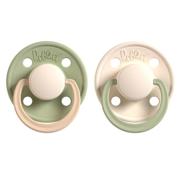 REBAEL Sutter 2-pak Størrelse 2 Cloudy Pearly Lion / Frosty Pearly Dolphin