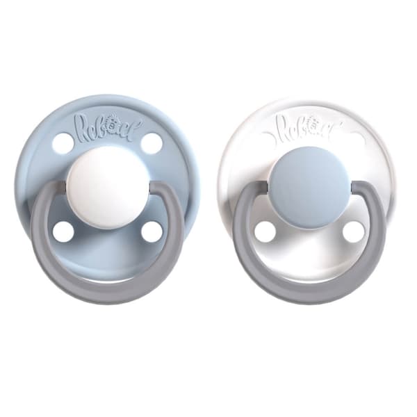 REBAEL Napp 2-pack Storlek 2 Cold White Pony / Snowy Sky Pony