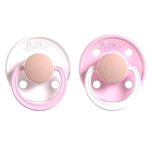 REBAEL Napp 2-pack Storlek 2 Snowy Soft Flamingo / Rising Soft Fox