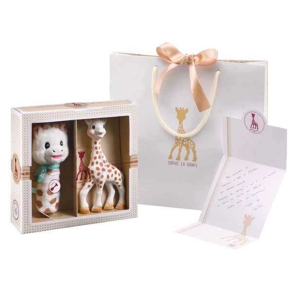 Sophie La Girafe Min Første Bjerragle Set Cri-cri Beige