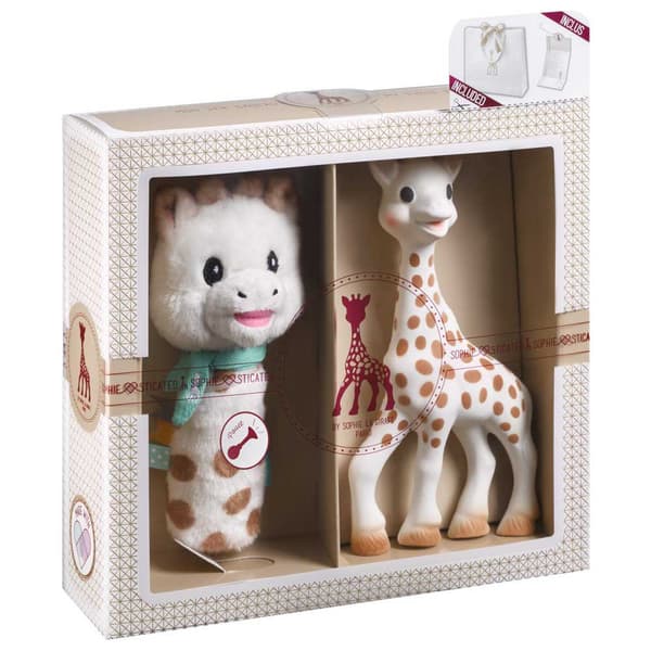 Sophie La Girafe Min Første Bjerragle Set Cri-cri Beige