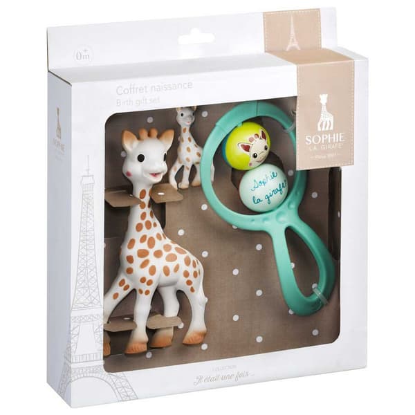 Sophie La Girafe Teether Rattle Gift Set Flerfärgad