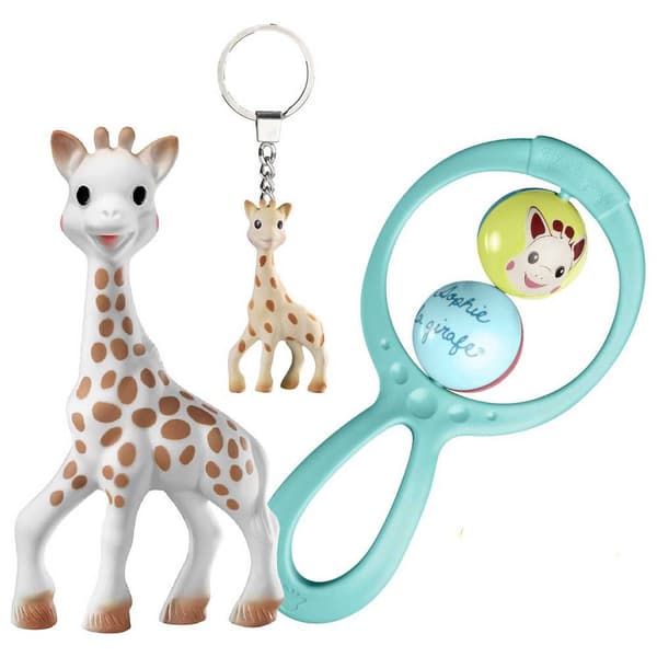 Sophie La Girafe Teether Rattle Gift Set Flerfärgad