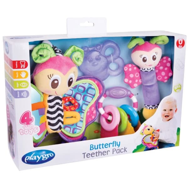 Playgro Fjärilsbett Set Rosa