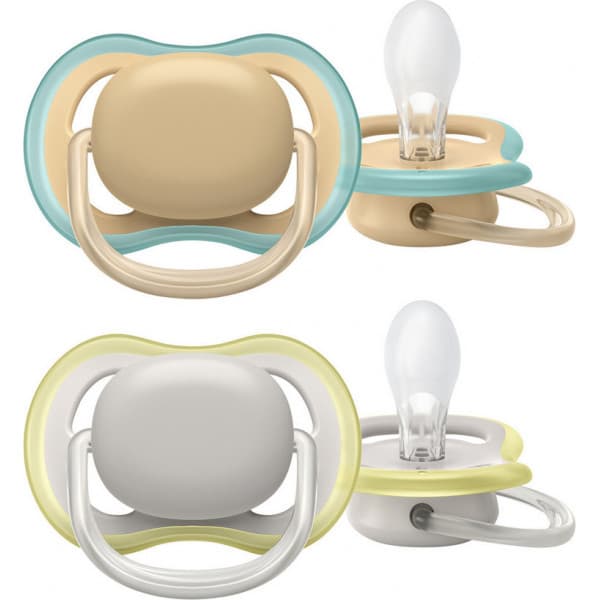 Philips Avent SCF085/15 Ultra Air -sutter 0-6 måneder, 2 stk, beige