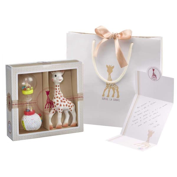 Sophie La Girafe Ensimmäiseni Teether Rattle Set Maracas Monivärinen