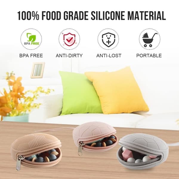 Nappbox Silikon 2-pack SMLPUAME