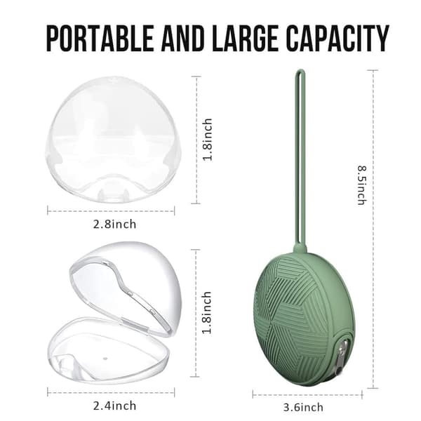 Nappbox Silikon 2-pack SMLPUAME