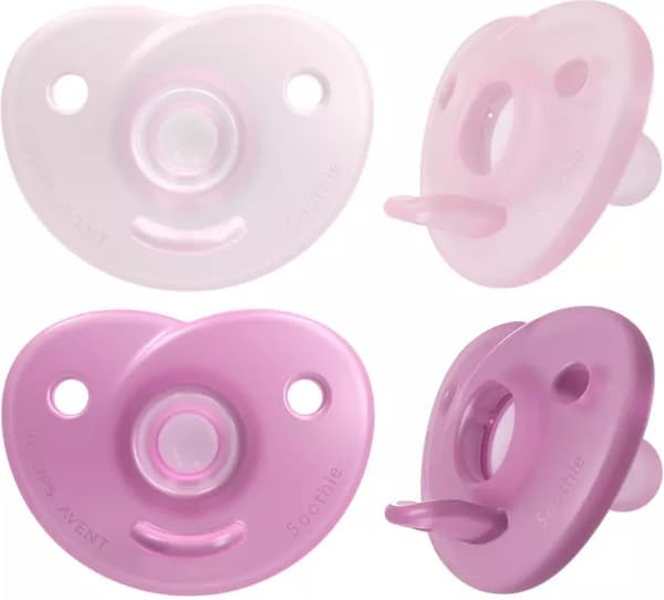 Philips Avent SCF099/22 Soothie-sutter, 0 - 6 måneder, 2 stk, rød