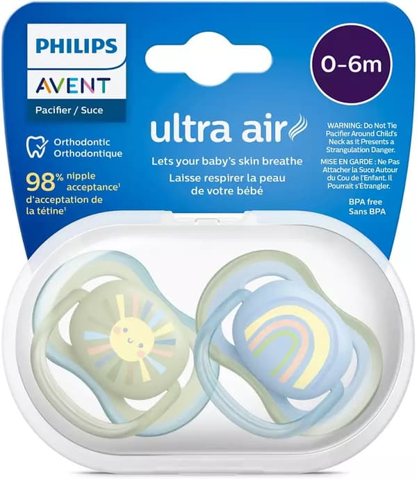 Philips Avent SCF085/58 Ultra Air nappar 0-6 månader, 2 st, sol