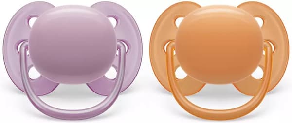 Philips Avent SCF091/33 Ultra Soft -tutit, 6-18 kk, 2 kpl, punertava
