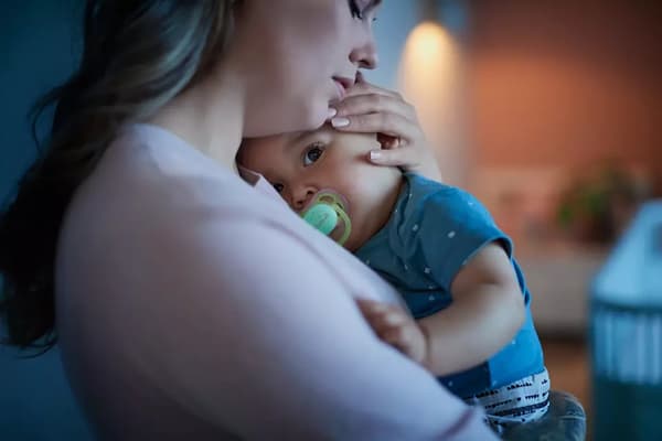 Philips Avent SCF376/19 Ultra Air nattnapp 0-6 månader, 2 delar, fjäril