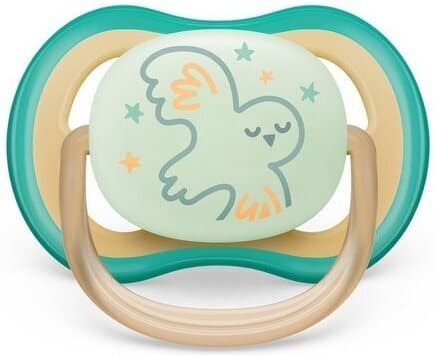 Philips Avent SCF376/18 Ultra Air natsutter 0-6 måneder, 2 stk, fugl