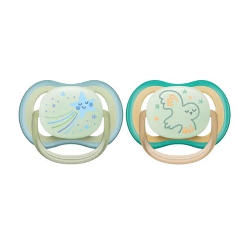 Philips Avent SCF376/18 Ultra Air natsutter 0-6 måneder, 2 stk, fugl