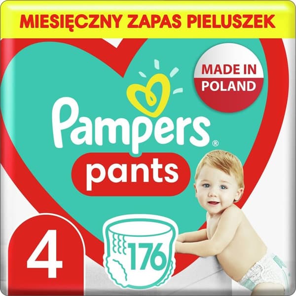 Engangsbleer Pampers 4 (176 Enheder)