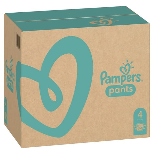 Engangsbleer Pampers 4 (176 Enheder)