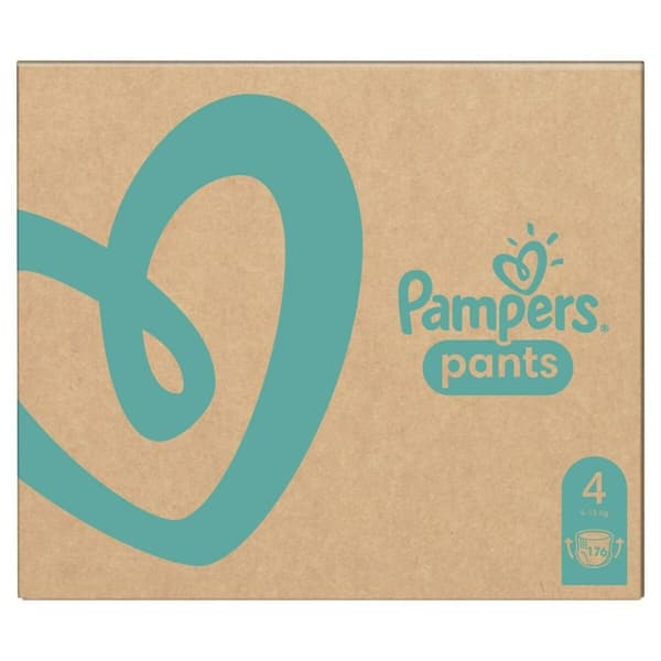 Engangsbleer Pampers 4 (176 Enheder)