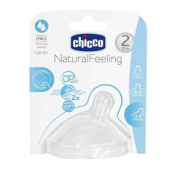 Chicco NaturalFeeling Lutande spene +2m