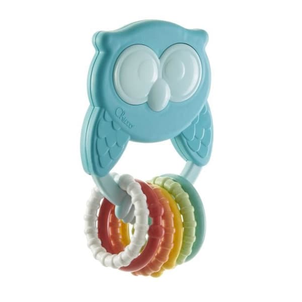 CHICCO eco Skåluggla med ringar