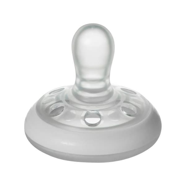 Tommee Tippee Closer to Nature Nattfluorescerande napp 0-6m Förpackning med 2 - Silikon - Rosa