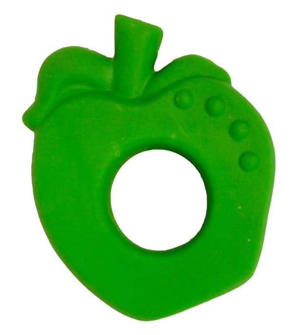 LANCO Apple tandring - Från födseln - Grön - Blandad - Naturgummi - 7x1x9 cm
