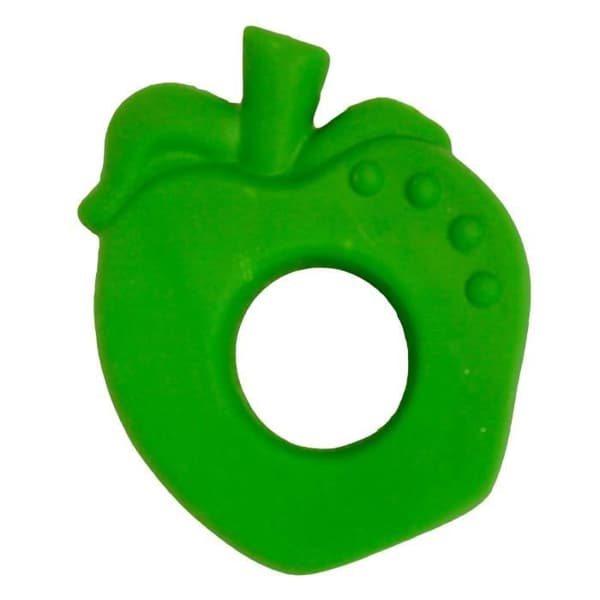 LANCO Apple tandring - Från födseln - Grön - Blandad - Naturgummi - 7x1x9 cm