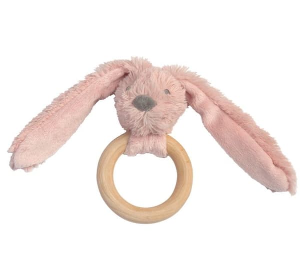 Trä tandring FSC Happy Horse gammal rosa kanin Richie
