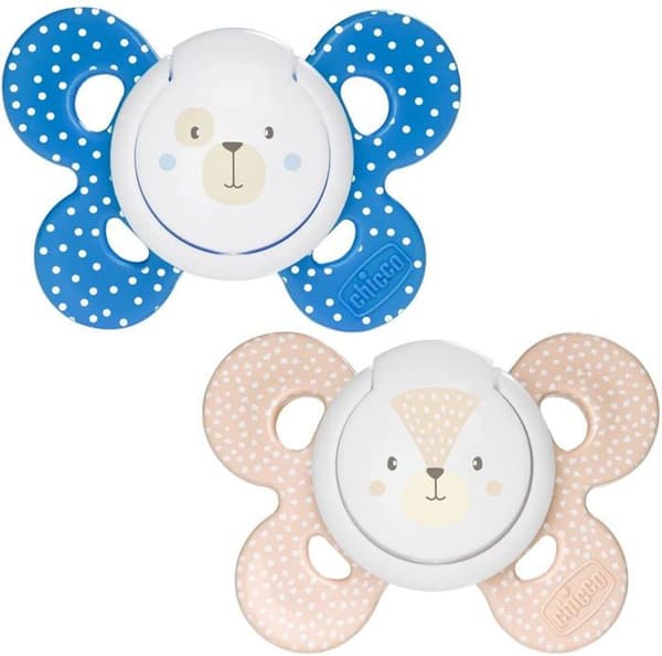 Chicco Napp - 74933210000 - Physio Comfort silikonnapp - Blå - 6-16m