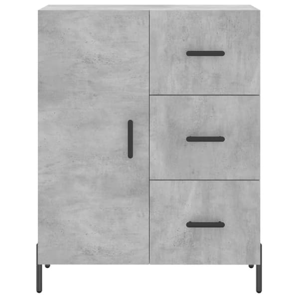 Skänk betonggrå 69,5x34x90 cm konstruerat trä