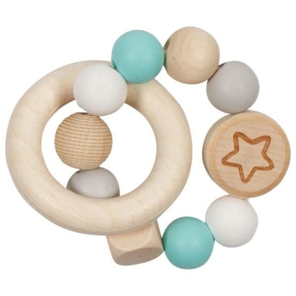 Goki Turkos Star Rattle Teething Ring
