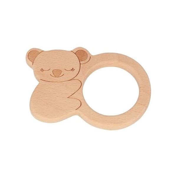 Träbitring - Koala - 100 x 70 mm