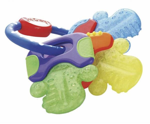 Teether for Babies Nûby Multicolour Keys