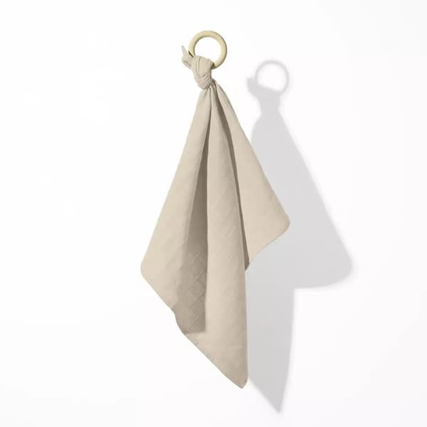 Hammastettu vaippa vaalea beige