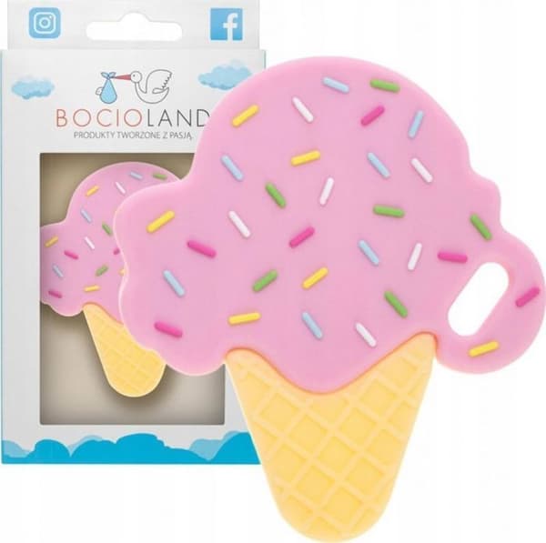 Tandring Bocioland - -BOC-AK-04-21 - Silikontandring Ice jordgubbe