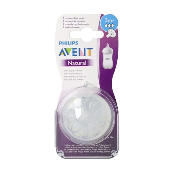 PHILIPS AVENT - Naturlig napp SCF043 / 27 2 st