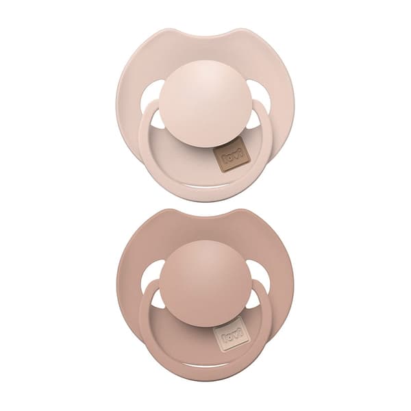 LOVI PRIME Dynamisk Silikonesut 18m+ 2 stk. Nøgen/blush