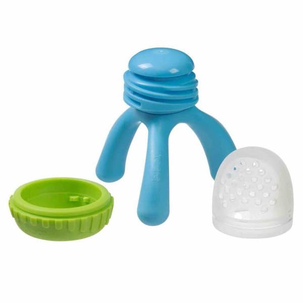 B.box - Innovativ nappgripande baby i silikon - Blå - 4 månader och uppåt