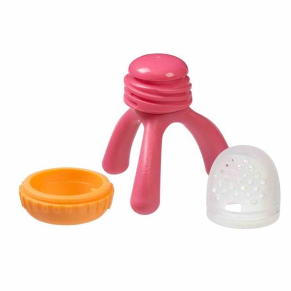 B.box - Innovativ silikon napp för baby - Rosa - 4 månader och uppåt