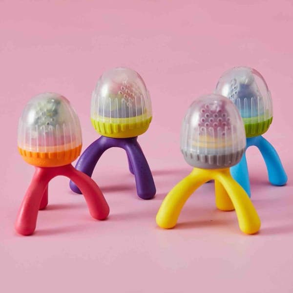 B.box - Innovativ silikon napp för baby - Rosa - 4 månader och uppåt