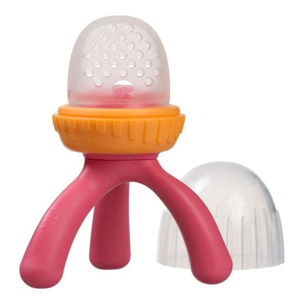 B.box - Innovativ silikon napp för baby - Rosa - 4 månader och uppåt